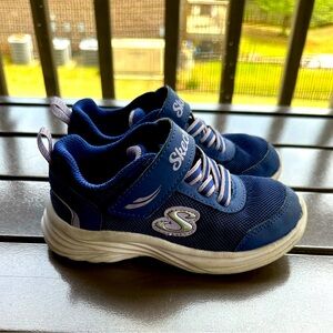 Skechers Kids Blue Sneakers Size 9 Toddler